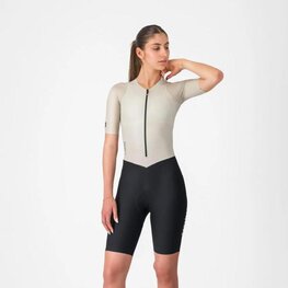 CASTELLI Cyklistická kombinéza - MOVEMENT - stříbrná/černá