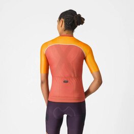 CASTELLI Cyklistický dres s krátkým rukávem - UNLIMITED 2 W - červená