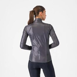 CASTELLI Cyklistická větruodolná bunda - ARIA SHELL 2 W - šedá