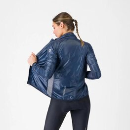 CASTELLI Cyklistická větruodolná bunda - ARIA SHELL 2 W - modrá
