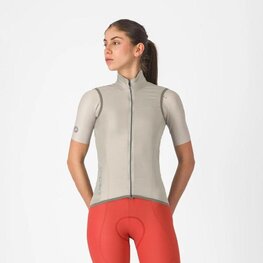 CASTELLI Cyklistická vesta - ARIA 2 W - béžová