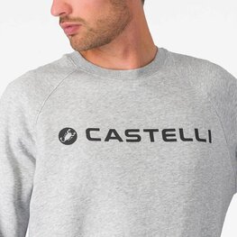 CASTELLI mikina - LOGO - šedá