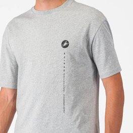CASTELLI Cyklistické triko s krátkým rukávem - INNOVATION LOGO - šedá