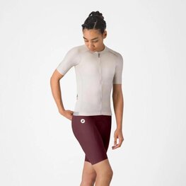 CASTELLI Cyklistické kalhoty krátké bez laclu - ESPRESSO 2 W - bordó