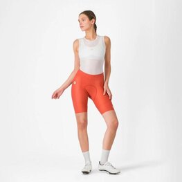 CASTELLI Cyklistické kalhoty krátké bez laclu - ESPRESSO 2 W - červená