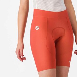 CASTELLI Cyklistické kalhoty krátké bez laclu - ESPRESSO 2 W - červená