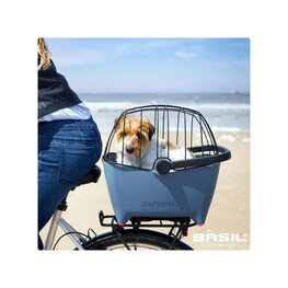 BASIL košík - BUDDY SPACE FRAME - černá