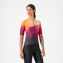 CASTELLI Cyklistický dres s krátkým rukávem - FREE SPEED 3 W RACE TOP - vícebarevná