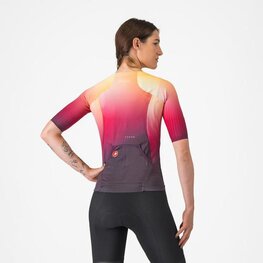 CASTELLI Cyklistický dres s krátkým rukávem - FREE SPEED 3 W RACE TOP - vícebarevná