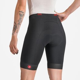 CASTELLI Cyklistické kalhoty krátké bez laclu - TRI W SHORT - černá