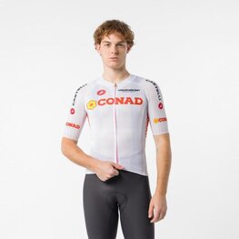 CASTELLI Cyklistický dres s krátkým rukávem - GIRO109 RACE 8S - bílá