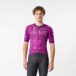 CASTELLI Cyklistický dres s krátkým rukávem - GIRO109 RACE 8S - cyklámenová