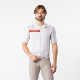 CASTELLI Cyklistický dres s krátkým rukávem - GIRO109 ROME - bílá/červená