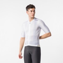 CASTELLI Cyklistický dres s krátkým rukávem - GIRO109 ESPRESSO 2 - bílá