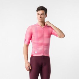 CASTELLI Cyklistický dres s krátkým rukávem - GIRO109 ESPRESSO 2 - růžová