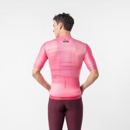 CASTELLI Cyklistický dres s krátkým rukávem - GIRO109 ESPRESSO 2 - růžová
