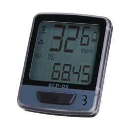 BBB cyklopočítač - DASHBOARD - šedá/černá