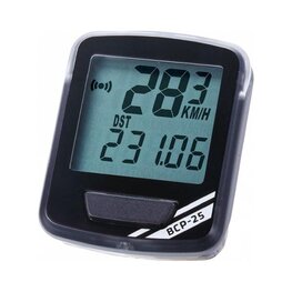 BBB cyklopočítač - NANOBOARD - stříbrná/černá