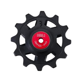 BBB kladky pro přehazovačku - ROLLERBOY CERAMIC 12T SR - červená/černá