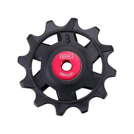 BBB kladky pro přehazovačku - ROLLERBOY CERAMIC 12T SR - červená/černá