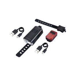 BBB set světel - STUD 50 COMBO - černá