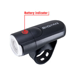 SIGMA SPORT přední světlo - AURA 30 - černá