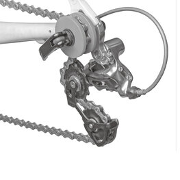 SUPER B držák - CHAIN KEEPER TOOL TB-CH10 - oranžová/černá