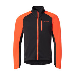 VAUDE Cyklistická větruodolná bunda - POSTA SOFTSHELL VI - červená/černá