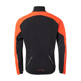 VAUDE Cyklistická větruodolná bunda - POSTA SOFTSHELL VI - červená/černá