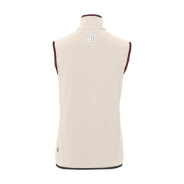 VAUDE Cyklistická vesta - ROSEMOOR FLEECE - ivory/žlutá