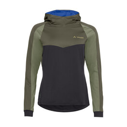 VAUDE Cyklistický dres s dlouhým rukávem zimní - QUIMSA LS - zelená/černá