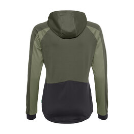 VAUDE Cyklistický dres s dlouhým rukávem zimní - QUIMSA LS - zelená/černá