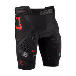 LEATT spodky s chrániči - IMPACT SHORTS 3DF 5.0 - černá/červená