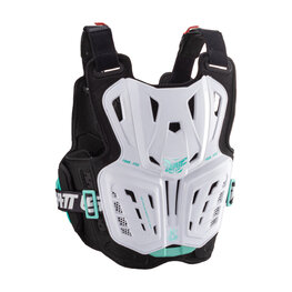 LEATT chránič na záda a hrudník - CHEST PROTECTOR 4.5 WOMEN - černá/bílá/zelená