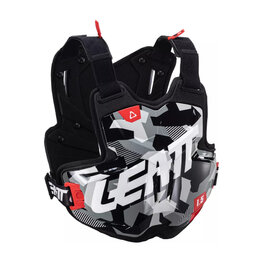 LEATT chránič na záda a hrudník - CHEST PROTECTOR 1.5 TORQUE - černá/bílá/červená