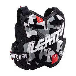 LEATT chránič na záda a hrudník - CHEST PROTECTOR 1.5 TORQUE - černá/bílá/červená