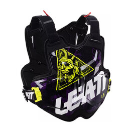 LEATT chránič na záda a hrudník - CHEST PROTECTOR 1.5 TORQUE - černá/žlutá/bílá