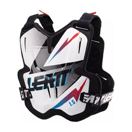 LEATT chránič na záda a hrudník - CHEST PROTECTOR 1.5 TORQUE - černá/bílá