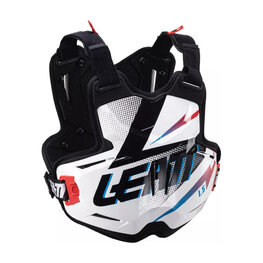 LEATT chránič na záda a hrudník - CHEST PROTECTOR 1.5 TORQUE - černá/bílá