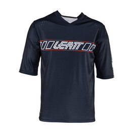 LEATT Cyklistický dres s krátkým rukávem - MTB ENDURO 3.0 - černá