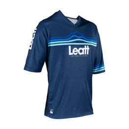 LEATT Cyklistický dres s krátkým rukávem - MTB ENDURO 3.0 - modrá