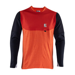 LEATT Cyklistický dres s dlouhým rukávem letní - MTB ALL MOUNTAIN 5.0 - červená