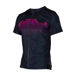 LEATT Cyklistický dres s krátkým rukávem - MTB TRAIL 3.0 - černá