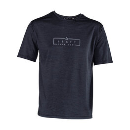 LEATT Cyklistický dres s krátkým rukávem - MTB TRAIL 1.0 - černá