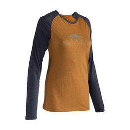 LEATT Cyklistický dres s dlouhým rukávem letní - MTB ALL MOUNTAIN 3.0 W - hnědá