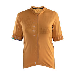 LEATT Cyklistický dres s krátkým rukávem - MTB ENDURANCE 5.0 W - oranžová