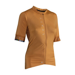 LEATT Cyklistický dres s krátkým rukávem - MTB ENDURANCE 5.0 W - oranžová