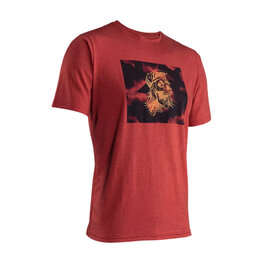 LEATT Cyklistické triko s krátkým rukávem - CORE - červená