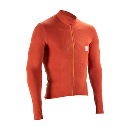 LEATT Cyklistický dres s dlouhým rukávem letní - MTB ENDURANCE 4.0 - červená