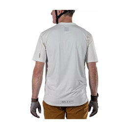 LEATT Cyklistický dres s krátkým rukávem - MTB TRAIL 1.0 X-FLOW - šedá